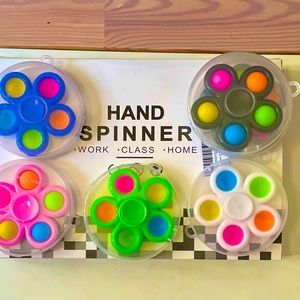 Fidget Spinners Toy - 2 Packs of 6- Pop Bulk Sensory Toys Set for Kids